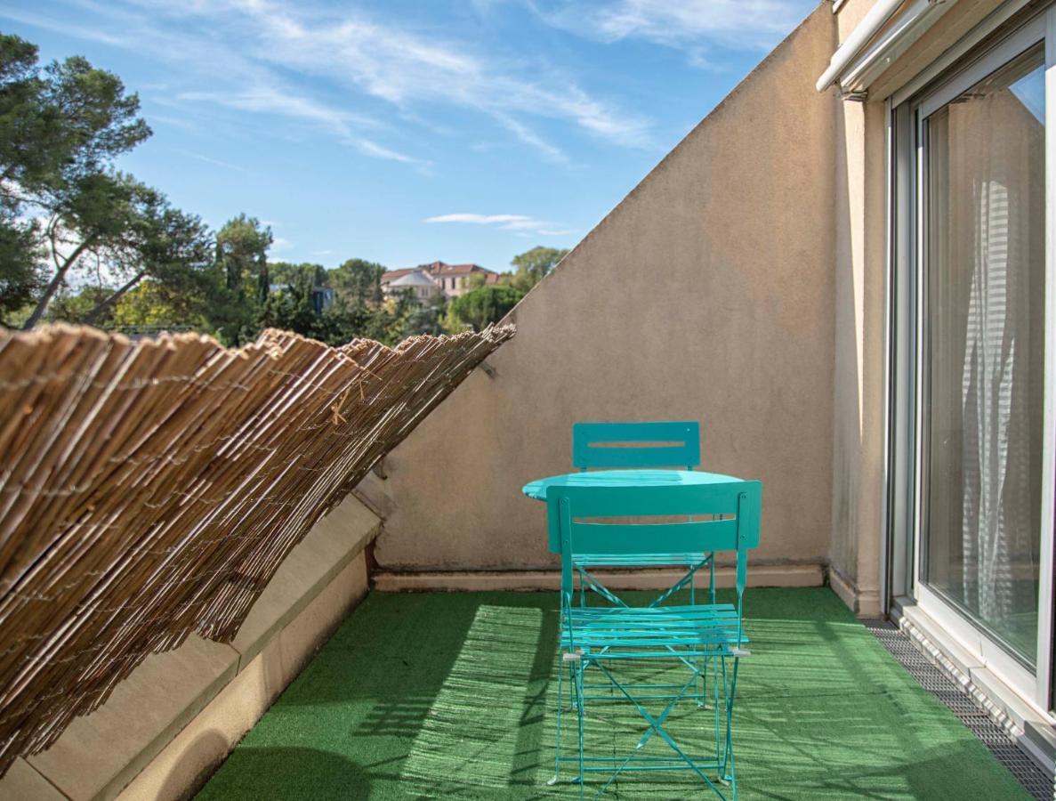 Studio Terrasse Montpellier - Parking Prive - Proche Ligne 1 Dış mekan fotoğraf